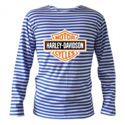 Тельняшка с длинным рукавом Harley-Davidson logo - PrintSalon