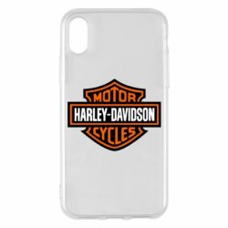 Чехол для iPhone X/Xs Harley-Davidson logo - PrintSalon
