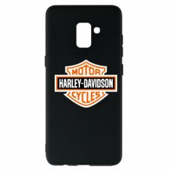 Чехол для Samsung A8+ 2018 Harley-Davidson logo - PrintSalon