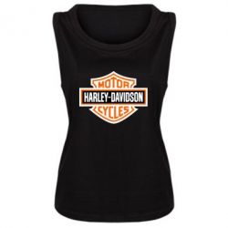 Женская майка Harley-Davidson logo - PrintSalon