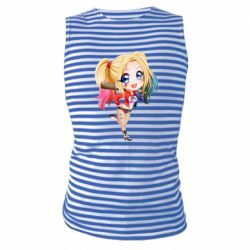 Майка-тільняшка Harley quinn anime about tits - PrintSalon