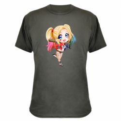Камуфляжна футболка Harley quinn anime about tits - PrintSalon