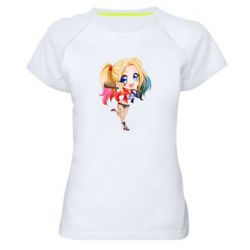 Жіноча футболка для спорту Harley quinn anime about tits - PrintSalon