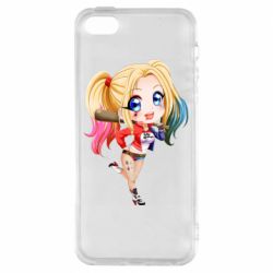 Чохол для iphone 5/5S/SE Harley quinn anime about tits - PrintSalon