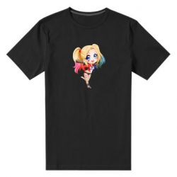 Чоловіча преміум футболка Harley quinn anime about tits - PrintSalon