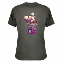 Камуфляжная футболка Harley Quinn1 - PrintSalon