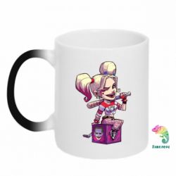 Чашка-хамелеон Harley Quinn1 - PrintSalon