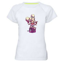 Жіноча футболка для спорту Harley Quinn1-PrintSalon Жіноча футболка для спорту Harley Quinn1