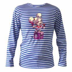 Тельняшка с длинным рукавом Harley Quinn1 - PrintSalon