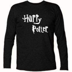 Футболка з довгим рукавом Harry Potter logo - PrintSalon