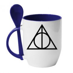 Чашка з ложкою Harry Potter logo - PrintSalon