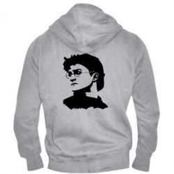 Чоловіче худі на блискавці Harry Potter silhouette - PrintSalon