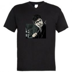 Чоловіча футболка з V-подібним вирізом Harry Potter - PrintSalon