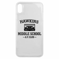 Чехол для iPhone Xs Max Hawkins middle school - PrintSalon