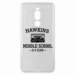 Чехол для Meizu Note 8 Hawkins middle school - PrintSalon