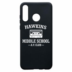 Чехол для Huawei P30 Lite Hawkins middle school - PrintSalon