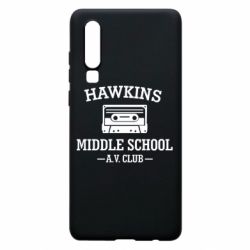 Чехол для Huawei P30 Hawkins middle school - PrintSalon