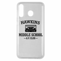 Чехол для Samsung M30 Hawkins middle school - PrintSalon