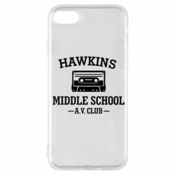 Чехол для iPhone SE 2020 Hawkins middle school - PrintSalon