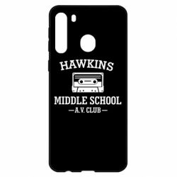 Чехол для Samsung A21 Hawkins middle school