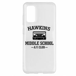 Чехол для Samsung S20 Hawkins middle school - PrintSalon