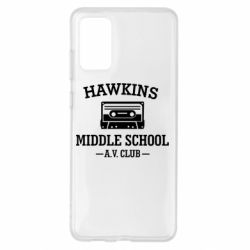 Чехол для Samsung S20+ Hawkins middle school - PrintSalon