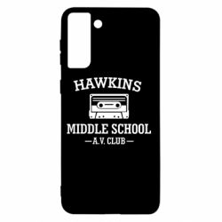 Чехол для Samsung S21+ Hawkins middle school - PrintSalon