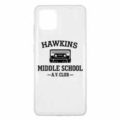Чехол для Samsung Note 10 Lite Hawkins middle school - PrintSalon