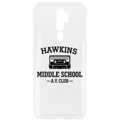 Чехол для Oppo A5/A9 2020 Hawkins middle school-PrintSalon Чехол для Oppo A5/A9 2020 Hawkins middle school