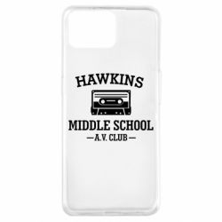 Чехол для Oppo A73 Hawkins middle school - PrintSalon