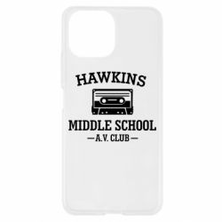 Чехол для Xiaomi Mi11 Lite Hawkins middle school - PrintSalon