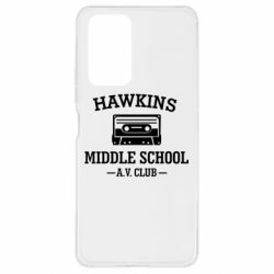 Чехол для Xiaomi Redmi Note 10 Pro Hawkins middle school