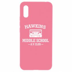 Чехол для Xiaomi Redmi 9a Hawkins middle school - PrintSalon
