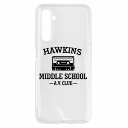 Чехол для Realme 6 Hawkins middle school - PrintSalon