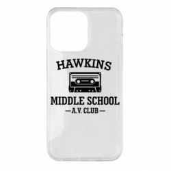Чехол для iPhone 14 Pro Max Hawkins middle school - PrintSalon