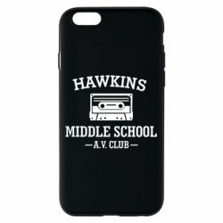 Чехол для iPhone 6/6S Hawkins middle school - PrintSalon
