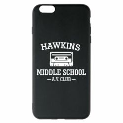 Чехол для iPhone 6 Plus/6S Plus Hawkins middle school - PrintSalon