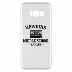 Чехол для Samsung S8 Hawkins middle school - PrintSalon