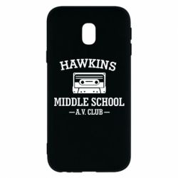 Чехол для Samsung J3 2017 Hawkins middle school - PrintSalon