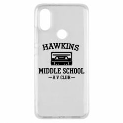 Чехол для Xiaomi Mi A2 Hawkins middle school - PrintSalon
