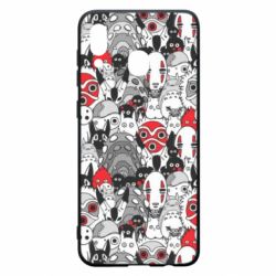 Чохол для Samsung A20 Hayao Miyazaki Characters - PrintSalon