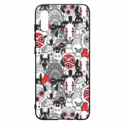 Чохол для Samsung A70 Hayao Miyazaki Characters - PrintSalon
