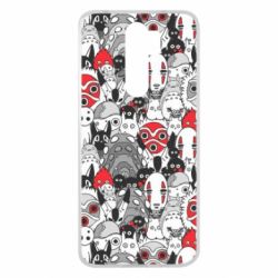 Чохол для Xiaomi Redmi Note 8 Pro Hayao Miyazaki Characters - PrintSalon