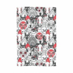 Рушник з принтом Hayao Miyazaki Characters - PrintSalon