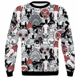 3D світшот Hayao Miyazaki Characters - PrintSalon