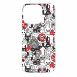 Чохол для iPhone 14 Pro Hayao Miyazaki Characters - PrintSalon