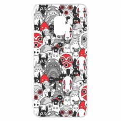 Чохол для Samsung A8 2018 Hayao Miyazaki Characters - PrintSalon