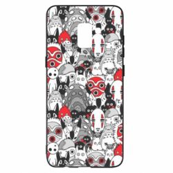 Чохол для Samsung A8+ 2018 Hayao Miyazaki Characters - PrintSalon