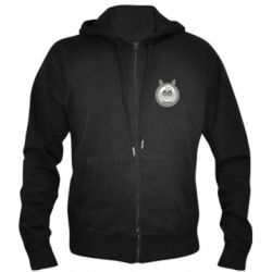 Мужское худи на молнии Hayao miyazaki smile - PrintSalon