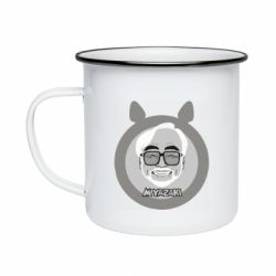 Кружка эмалированная Hayao miyazaki smile